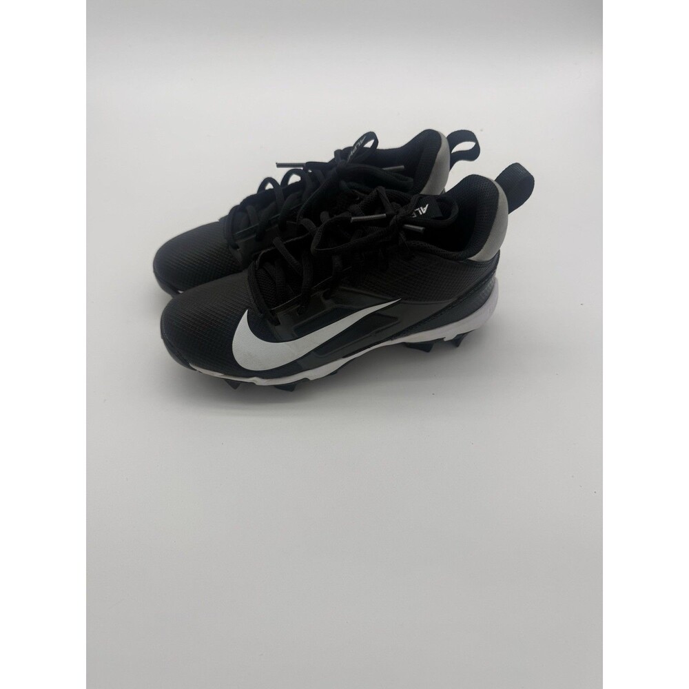 Nike Alpha Alpine  4  Cleats, Size 3.5 Youth, Black/White